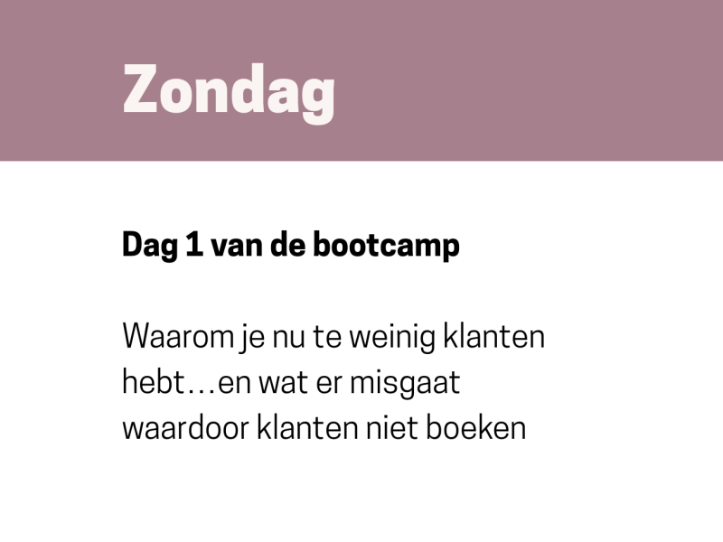 gratis salon bootcamp Waarom je nu klanten aantrekt die te weinig betalen… en wat er moet veranderen om beter betalende klanten aan te trekken nieuwe klanten aan trekken in de salon - gratis salon bootcamp