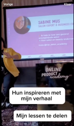 Online Product Academy - Sabine Mus Top Salon Academy spreker bij events