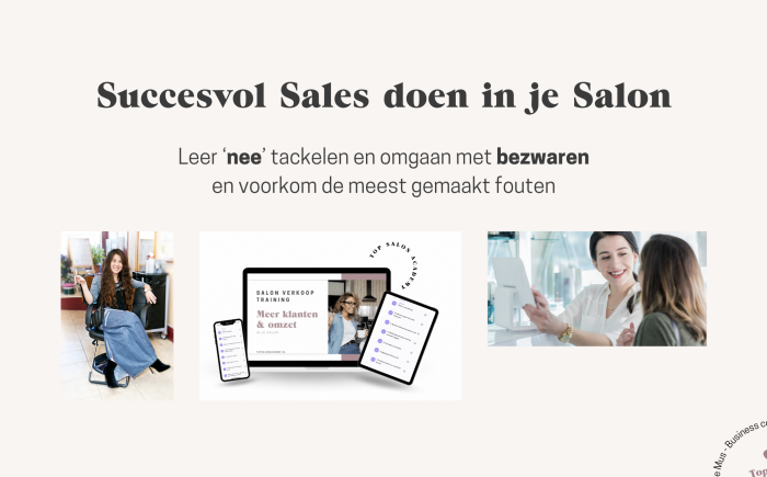 Succesvol Sales doen in je Salon