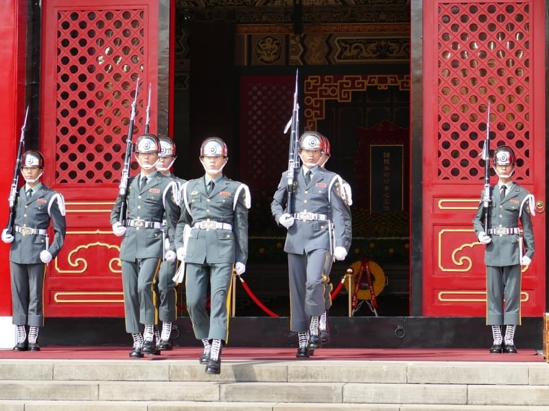 De dagelijkse ceremonie kun je bijwonen in Taipei, Taiwan tijdens jouw rondreis