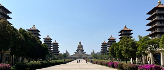 De Fo Guang Shan is een indrukwekkend Boeddhistisch complex in Taiwan die je gaat bezoeken tijdens de rondreis