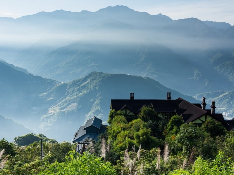 Bewandel de hoge bergen in Taiwan tijdens de rondreis door het eiland