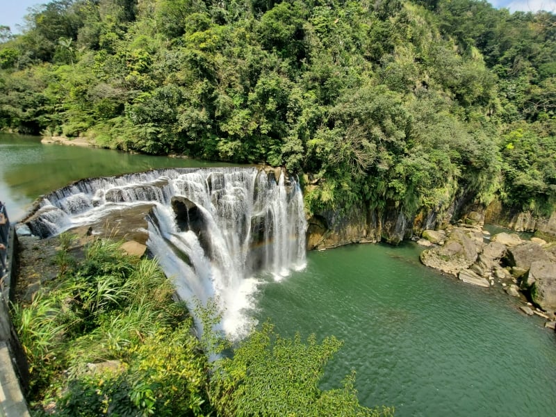 De Shifen Waterfall tijdens de rondreis Azië van 3 weken door Taiwan