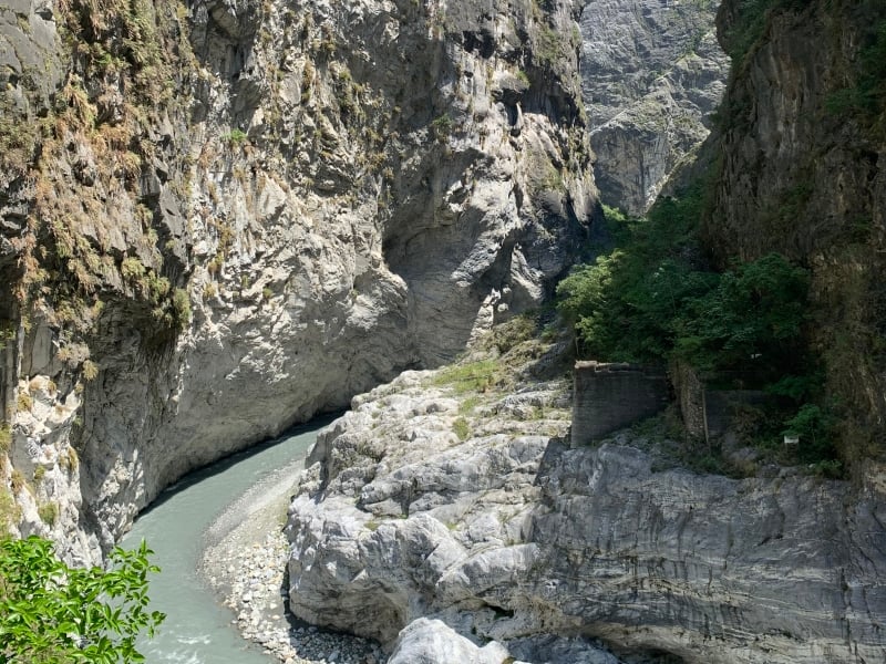 De Taroko Kloof met zijn stijle bergen tijdens de rondreis Azië van 3 weken door Taiwan