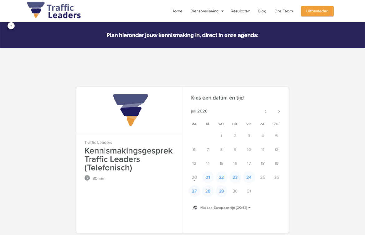 Salesfunnel_Afspraak_inplannen
