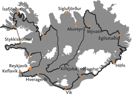21 dagen 4x4 rondreis  rond en door IJsland
