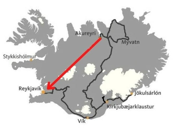 4x4 bezienswaardigheden in IJsland