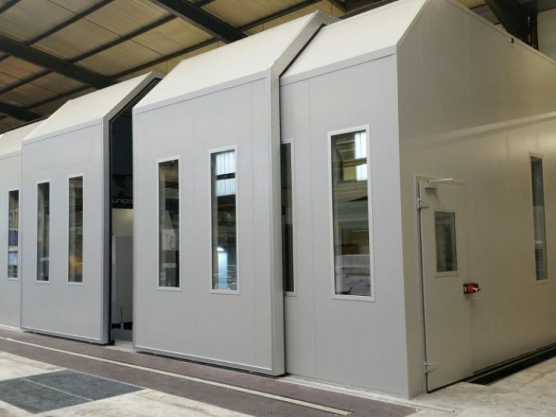 volledig automatisch openende cabine voor bovenbelading