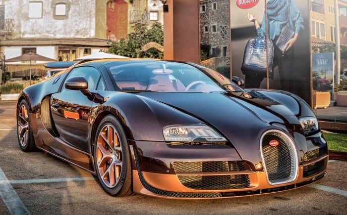 Bugatti Veyron trouwauto huren voor 1 dag