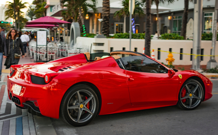 Ferrari 458 trouwauto huren