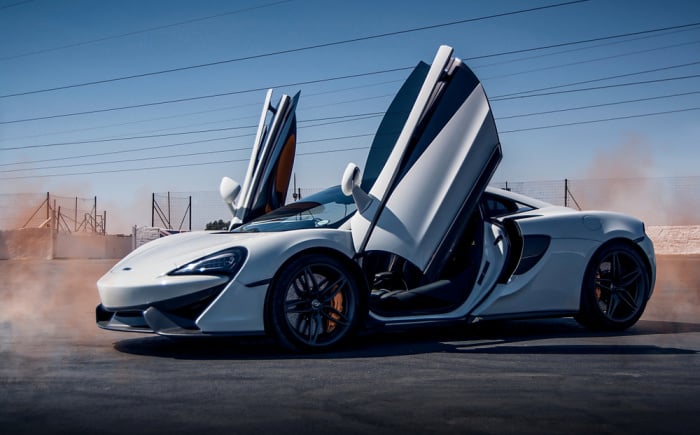 McLaren 570S trouwauto huren voor 1 dag