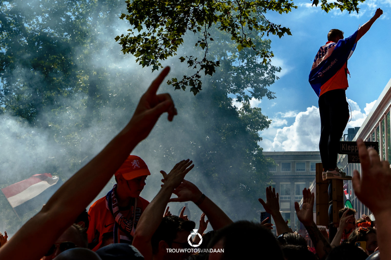 Oranje fanwalk Dortmund