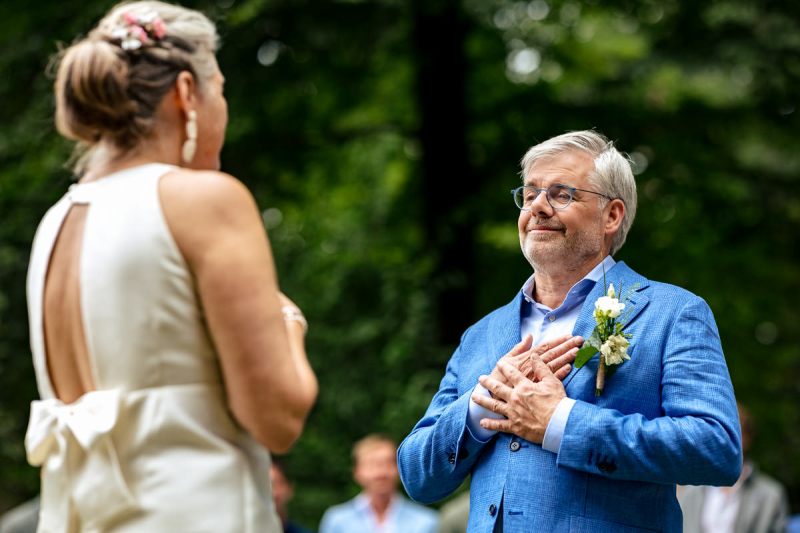 Spiritueel trouwen bruiloft fotograaf samensmelting