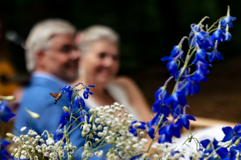 Spiritueel trouwen bruiloft fotograaf kolibrievlinder