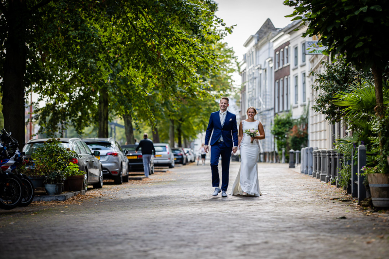 fotoshoot bruidspaar lange haven Schiedam