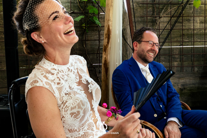 Trouwfotograaf Aalsmeer trouwceremonie Zaai