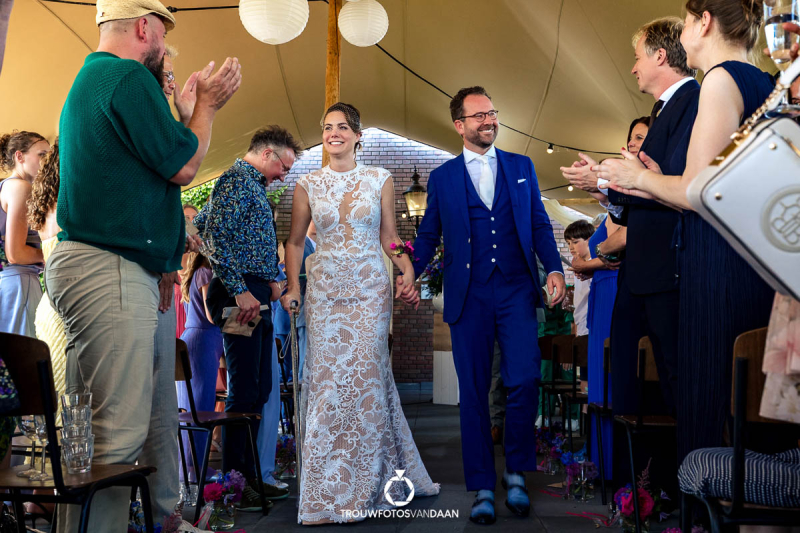 Trouwfotograaf Aalsmeer einde ceremonie