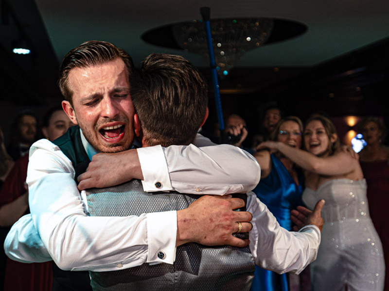 Bruiloft fotografie zonder te poseren