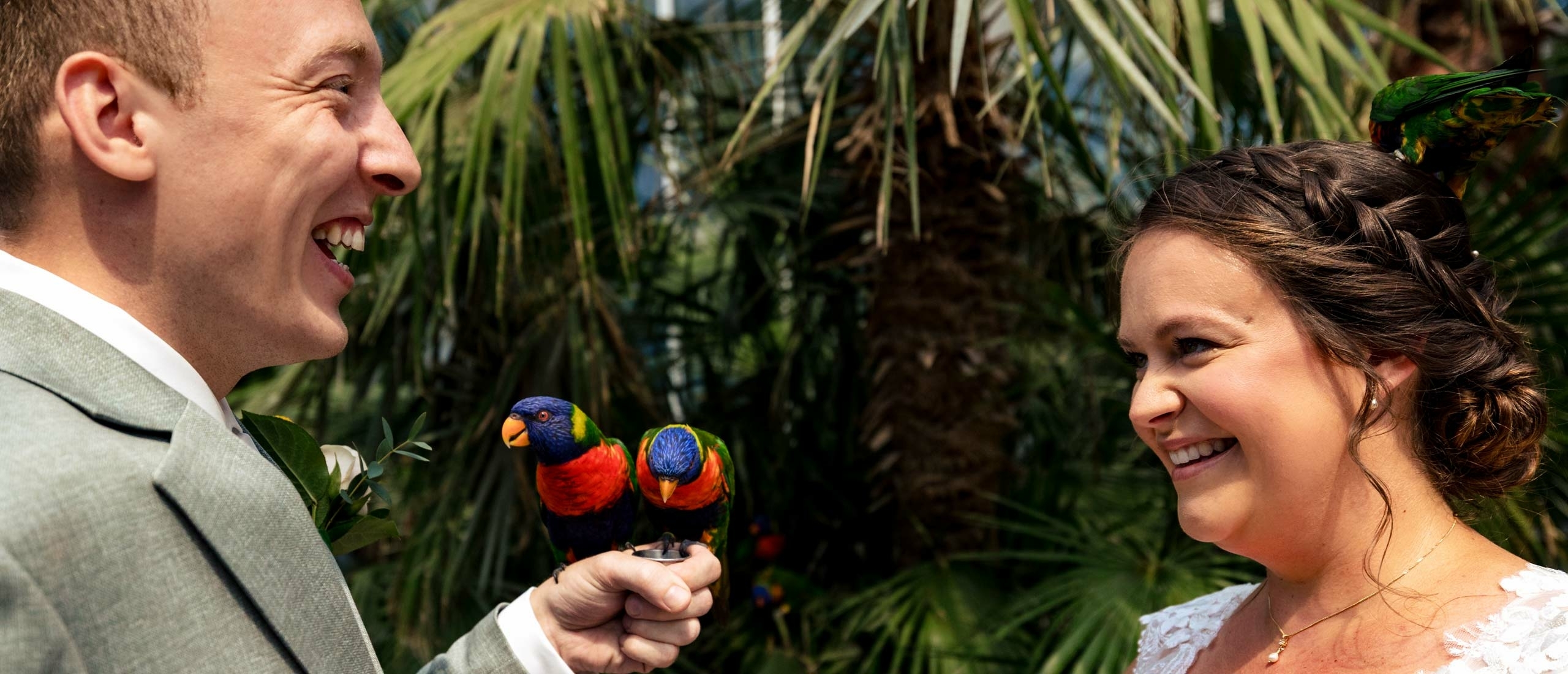 trouwfoto bij avifauna
