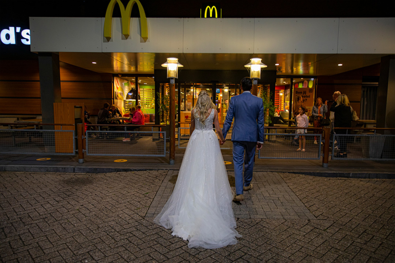 Trouwen in Zoetermeer: McDonalds