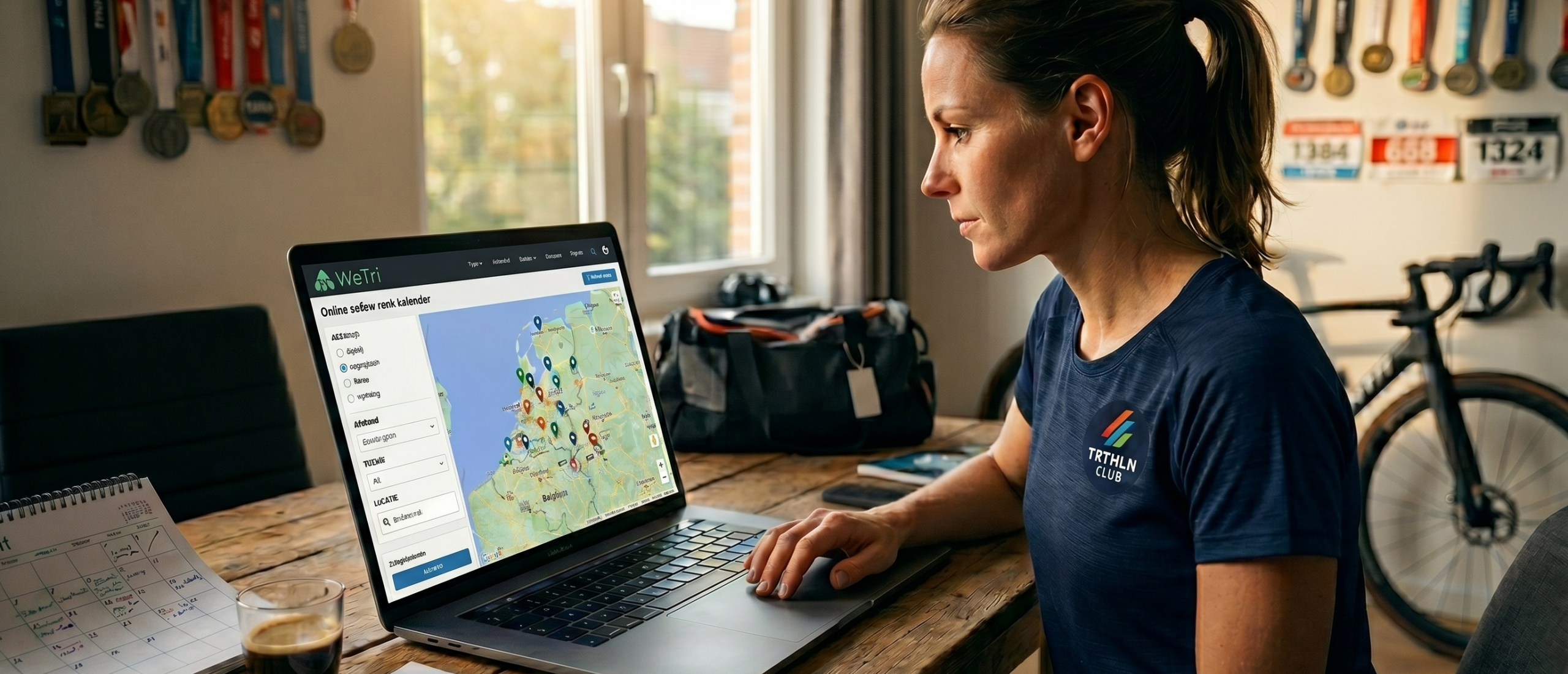 TRTHLN Club triatleet plant wedstrijdseizoen met WeTri kalender