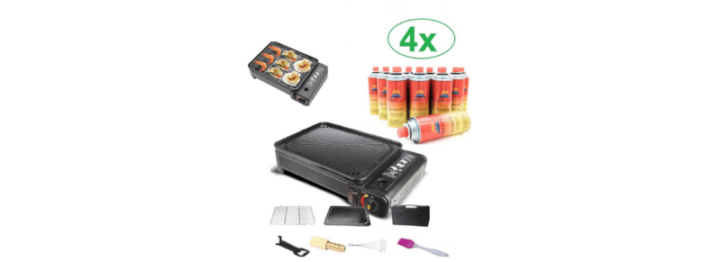 beste gas bbq camping combipakket