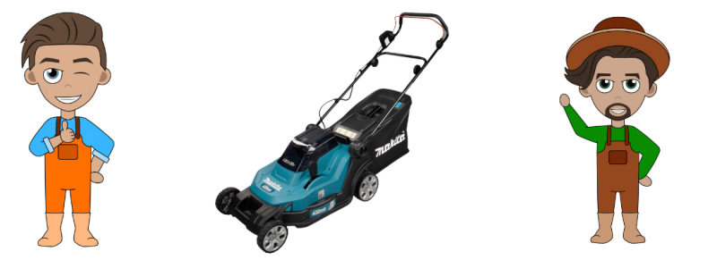 elektrische grasmaaier met mulchfunctie