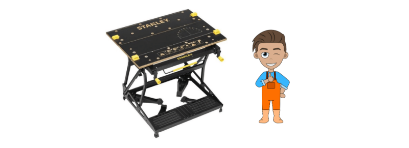 opvouwbare werkbank - stanley