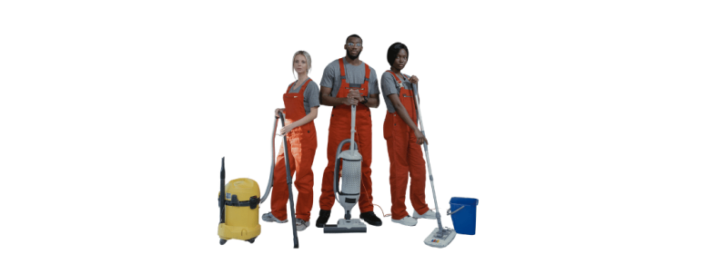 schoonmaken met bouwstofzuiger