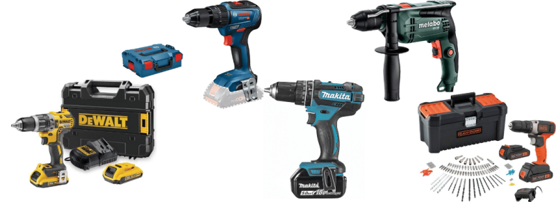 verschillende klopboormachines
