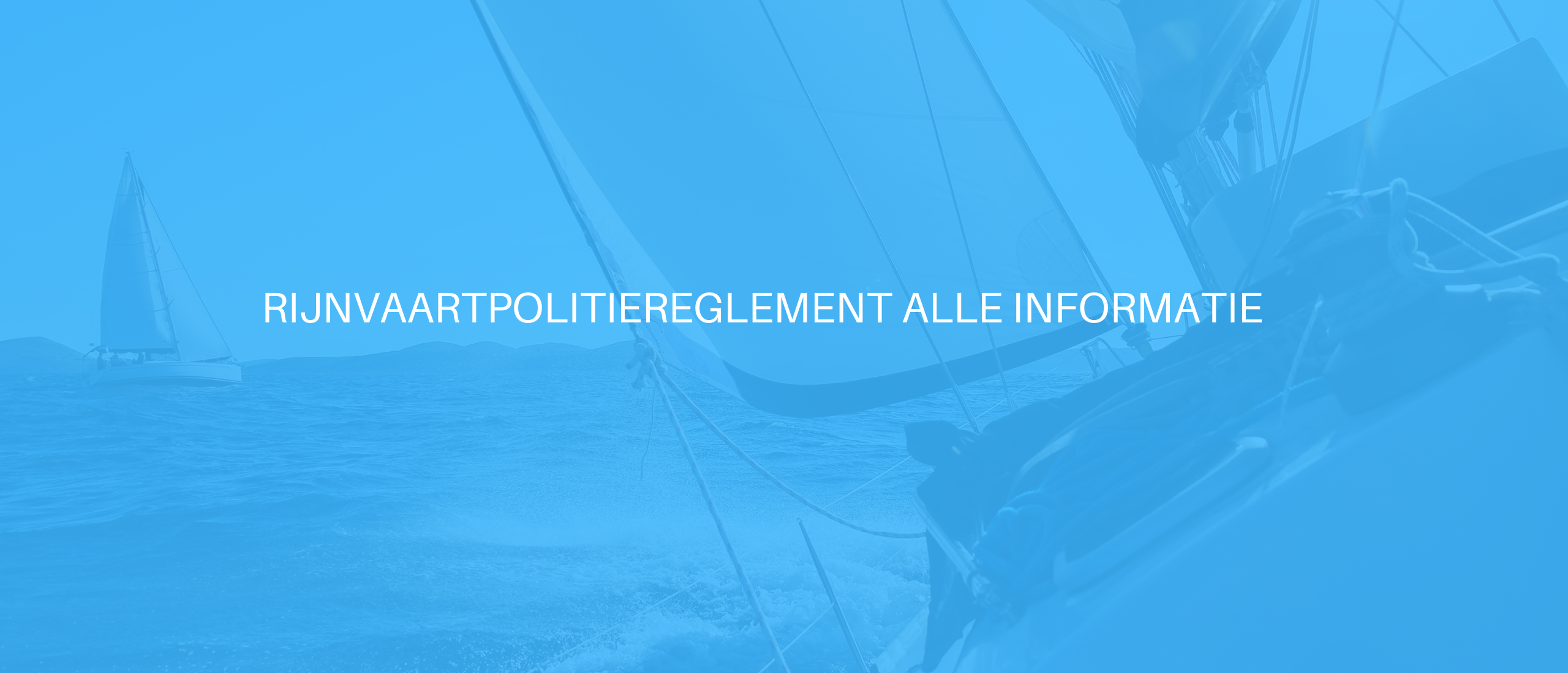 Rijnvaartpolitiereglement alle informatie