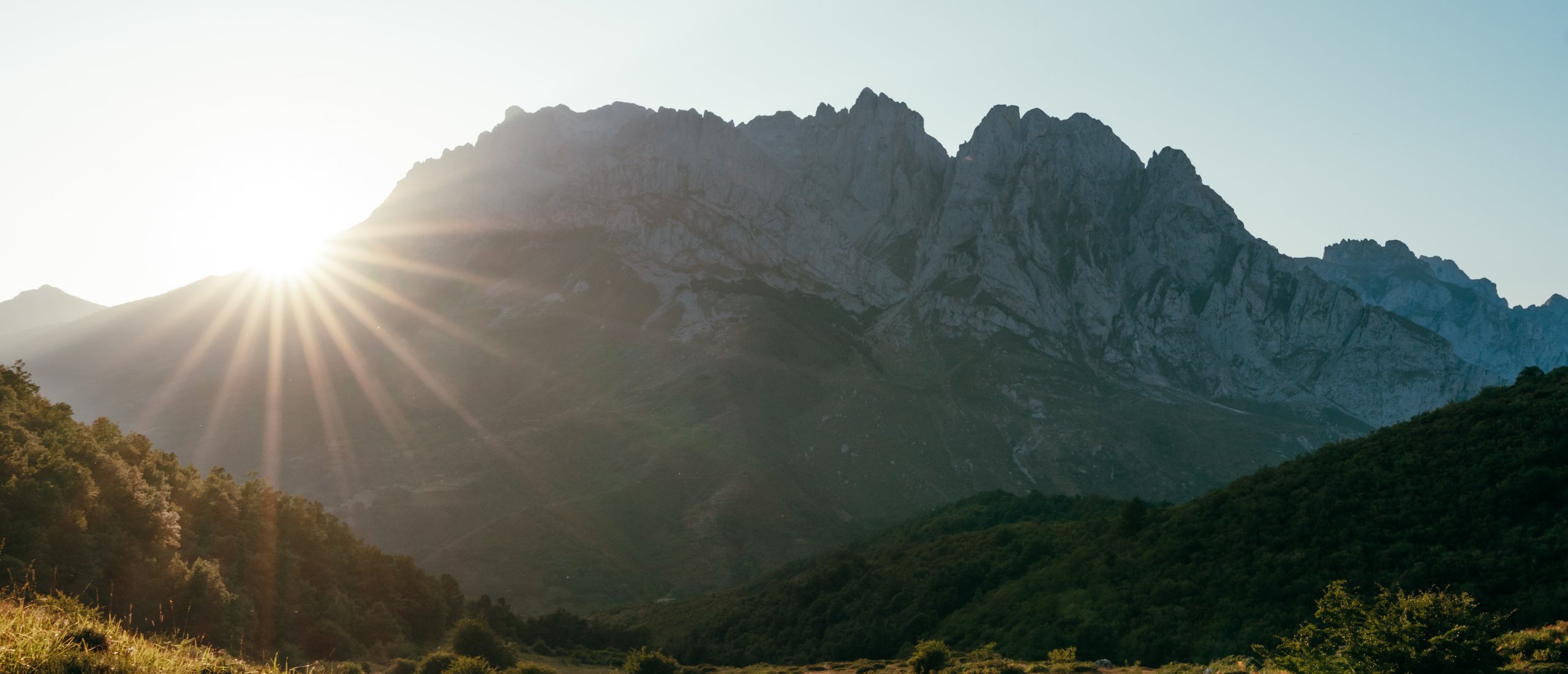 Mijn wildernis trekking in de Picos de Europa