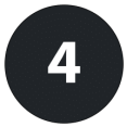 Rondje met nummer 4