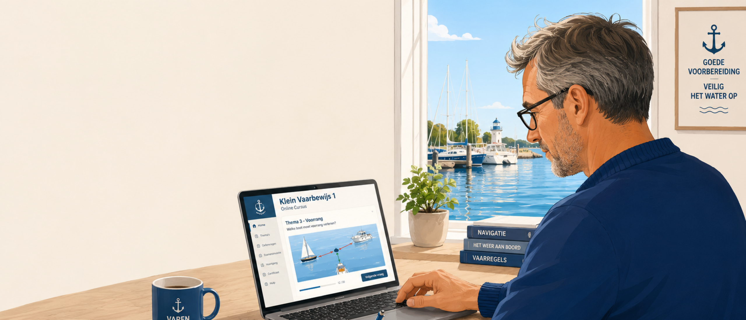 Online studeren voor Klein Vaarbewijs 1
