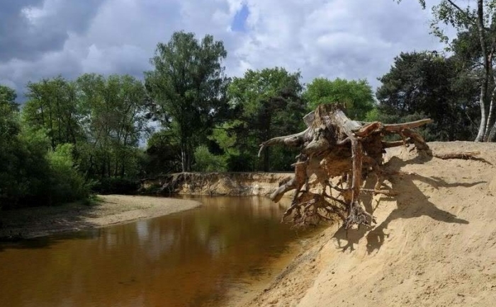 Eropuit in Twente het Lutterzand