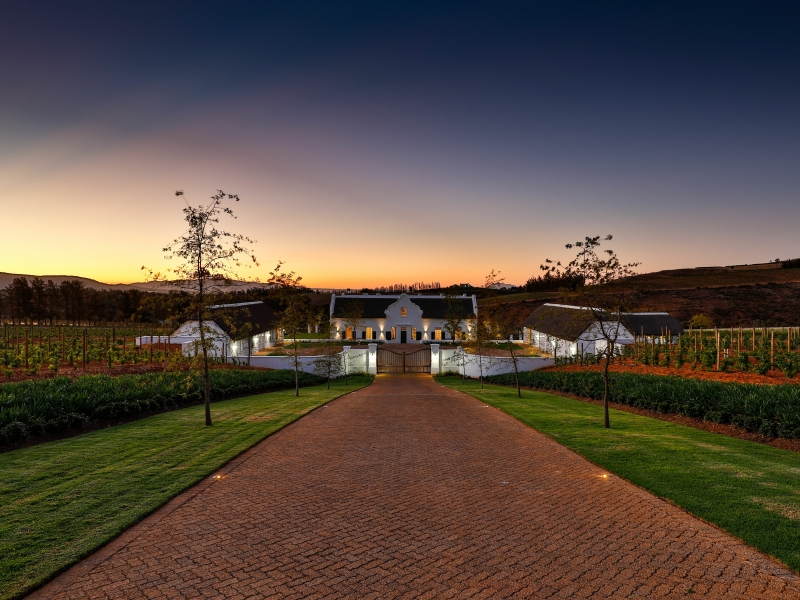 brookdale_estate_paarl_manor_at_sunset