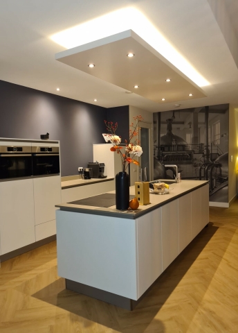 Luxe keuken met eiland - Modern appartement