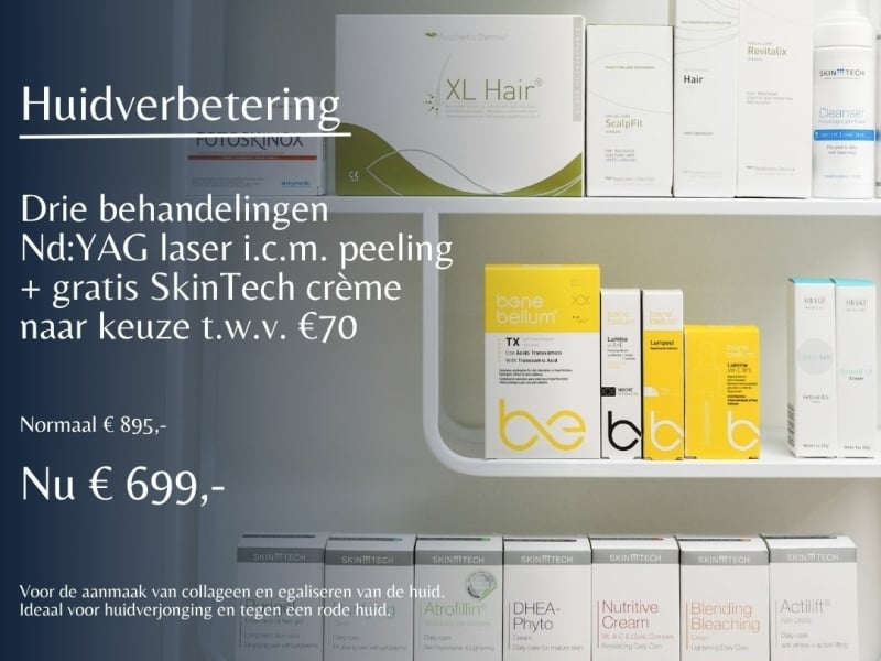 Herfstdeal huidverbetering laser en peeling