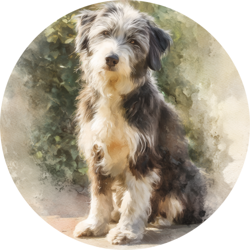 hond die zit