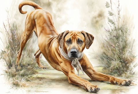 hond die poseert voor foto