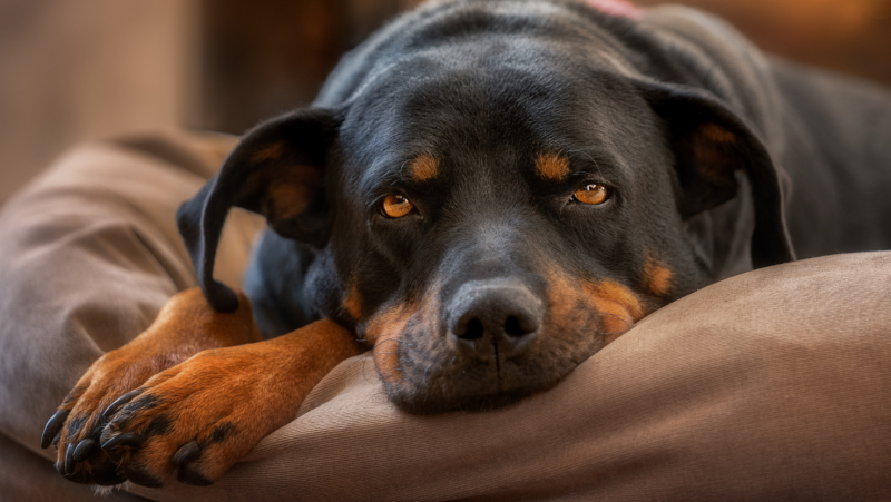 hond op plaats image