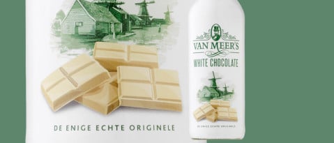 Recept: Witte chocolade martini - Romige martini met een vleugje mango