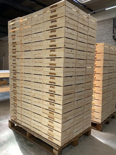 houten veilingkisten