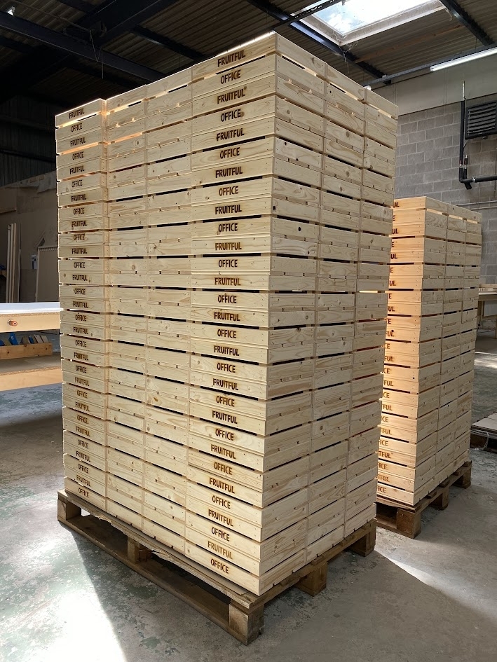 houten veilingkisten