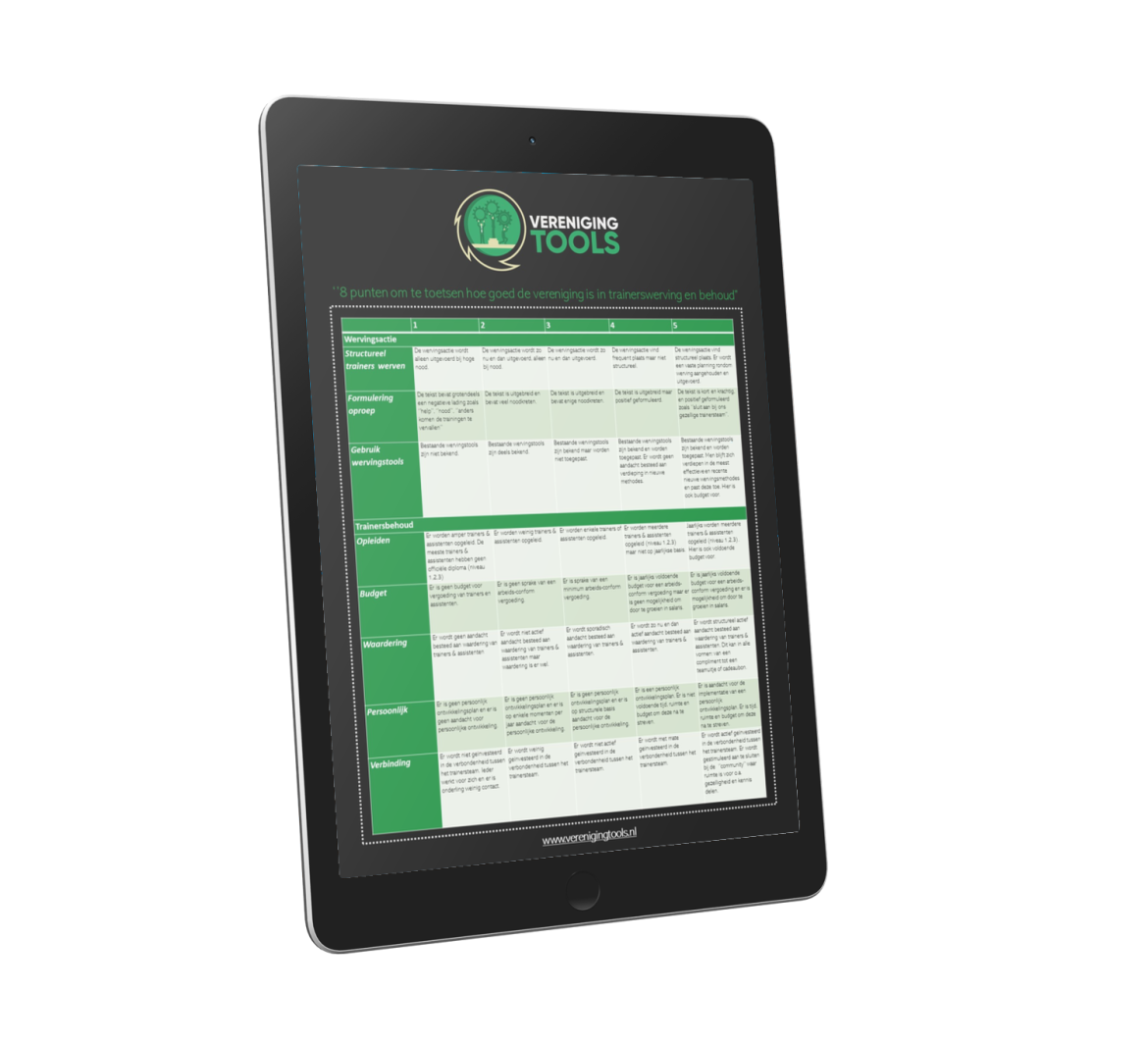 Trainers-zoeken-vereniging
