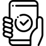 Een smartphone met social media connecties als symbool voor digitale ondersteuning in het herstelproces.