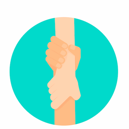 Een krachtige visuele representatie van saamhorigheid en de ondersteuning die essentieel is in lotgenotencontact.