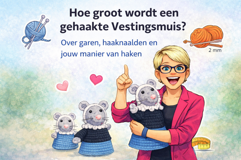 Hoe groot wordt een vestingsmuis