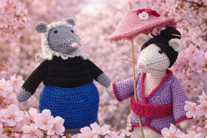 Muis Beija ontmoet Mimi de Japanse muis