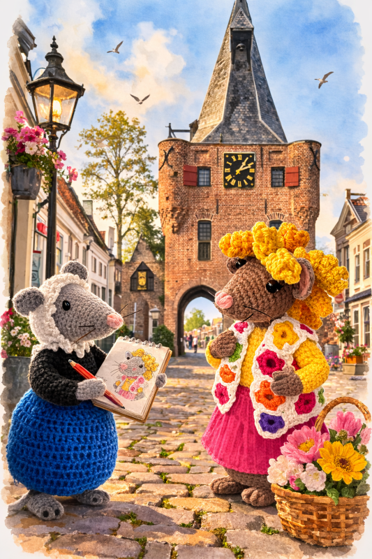 Muis Beija ontmoet Karin Bloemen